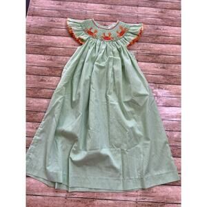 Mom & Me Crab Smocked Dress 4
